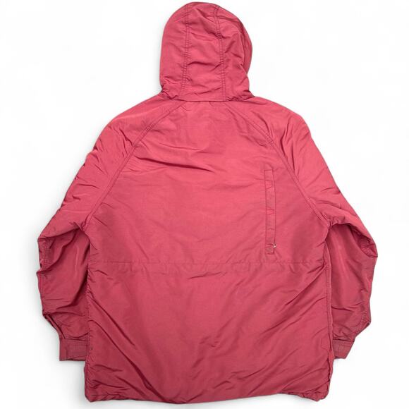 Vintage 80s LL Bean Outerwear Red Winter Baxter State Parka Jacket Puffer Coat - Picture 3 of 12